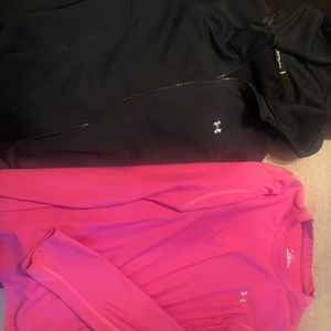 Under armpit zip hoodie and shirt